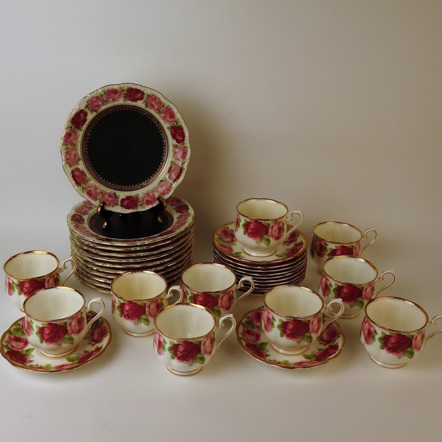 Royal Albert "Old English Rose" and Waldershof China EBTH