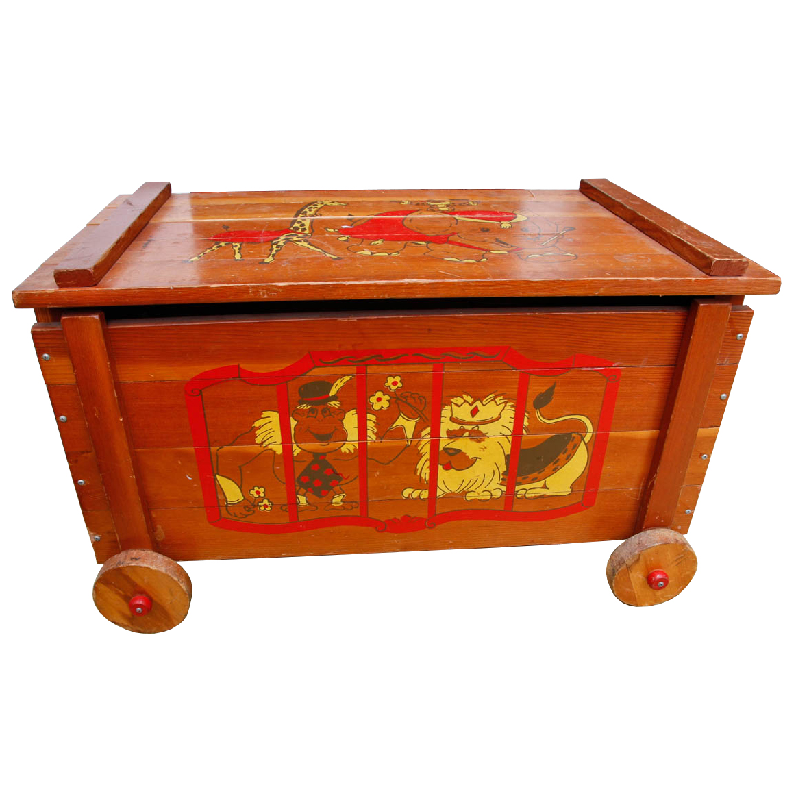 vintage toy chest
