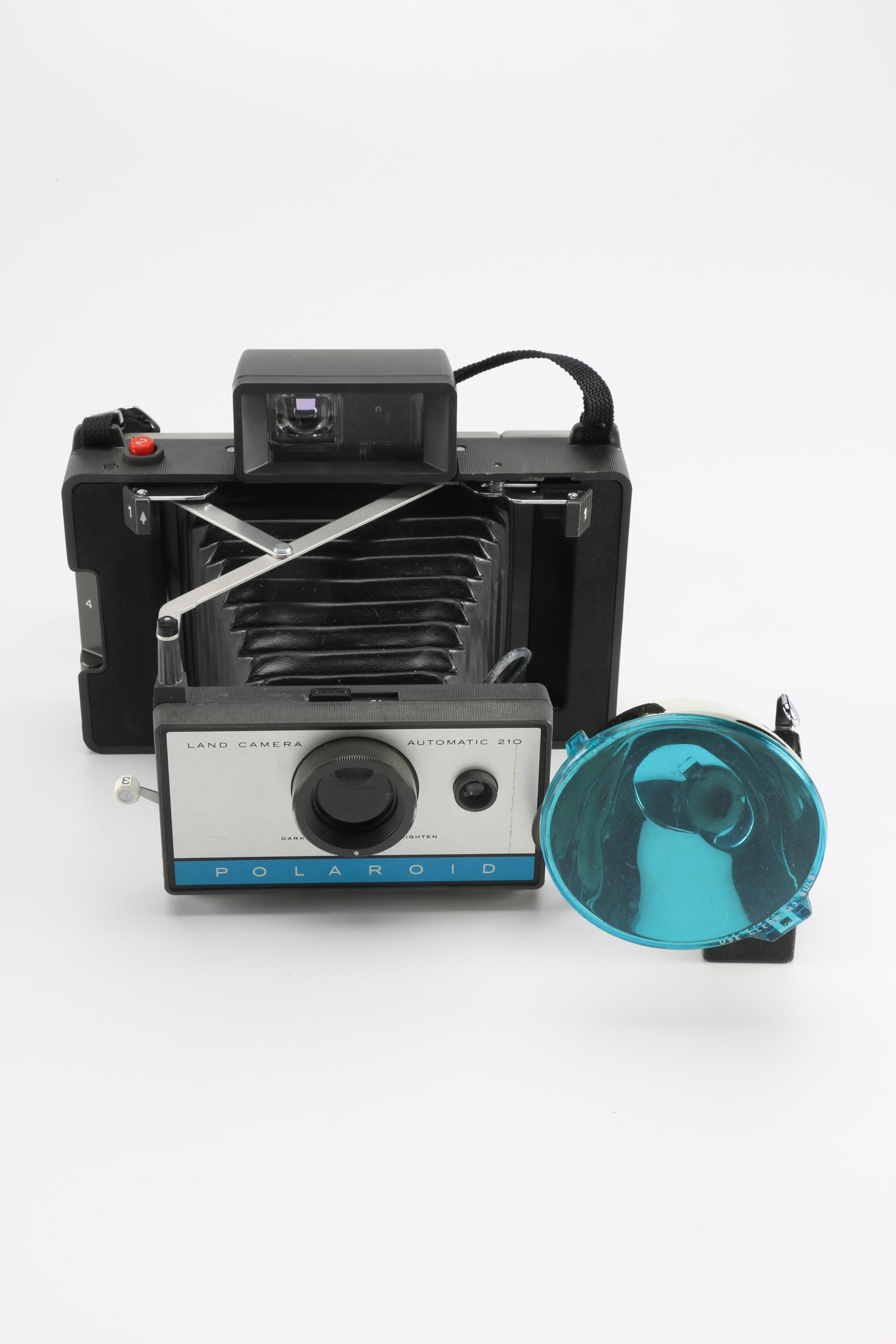 Polaroid Land Camera Automatic 210 with Flash EBTH