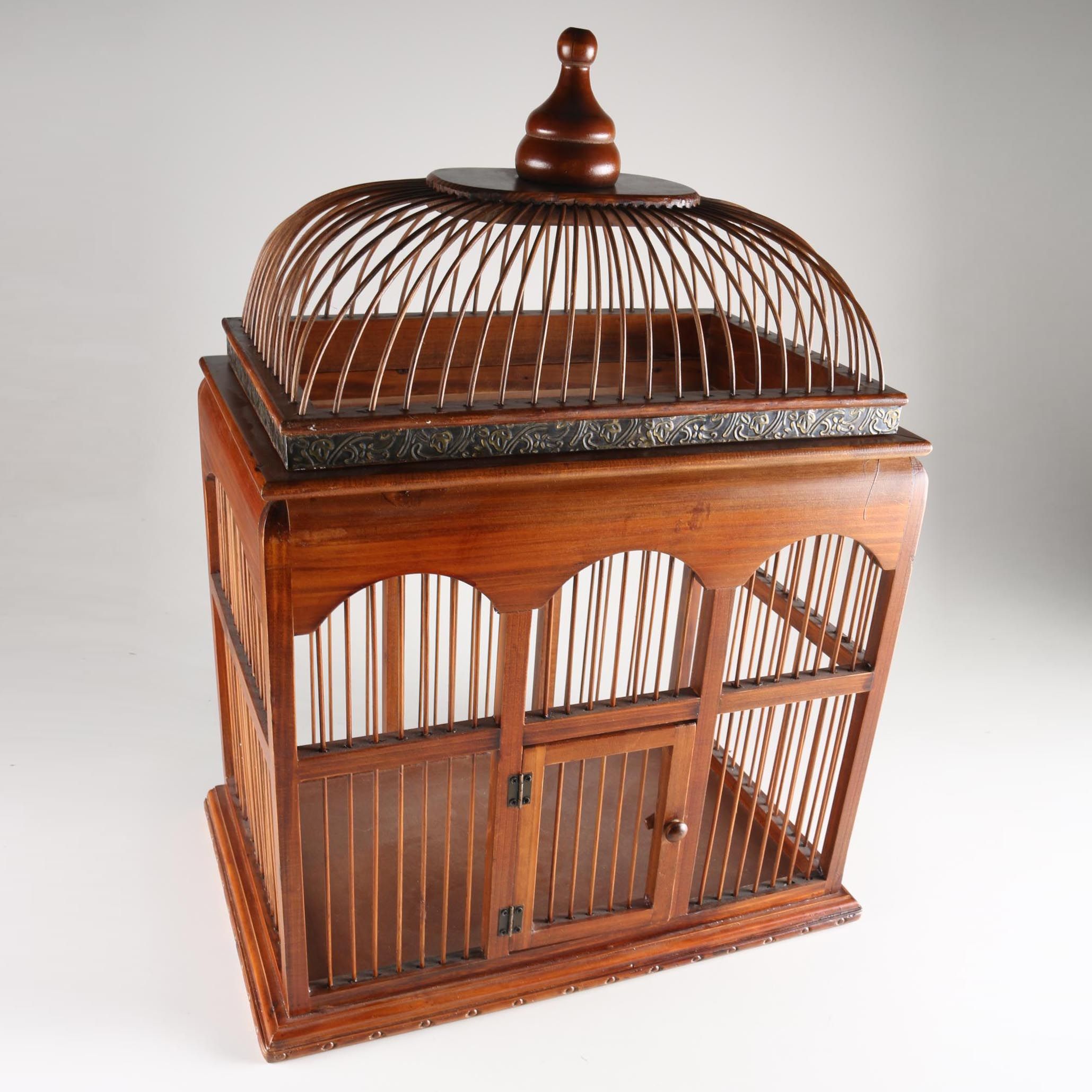 Wooden Bird Cage EBTH