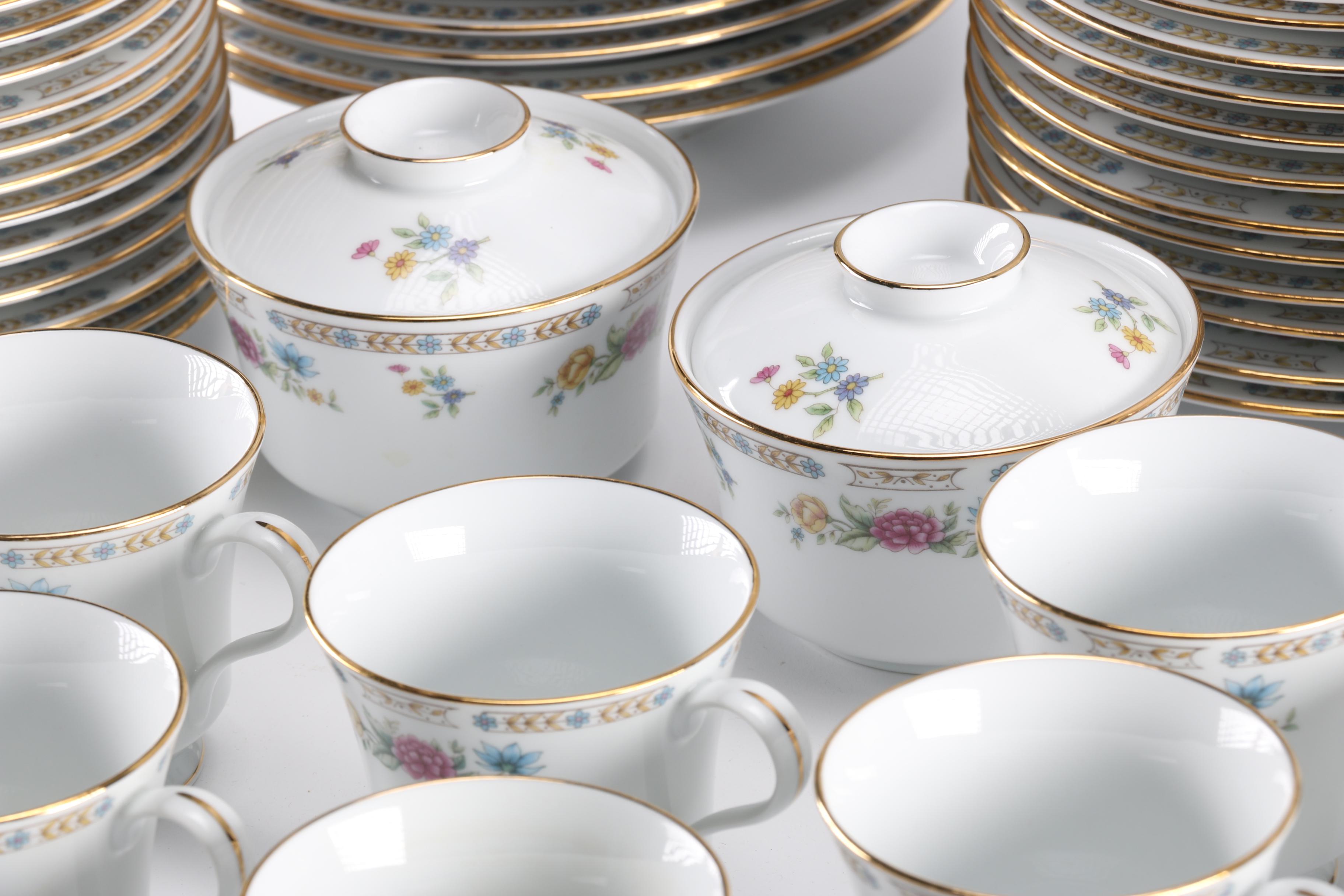 Liling China featuring the "Ling Rose" Pattern EBTH