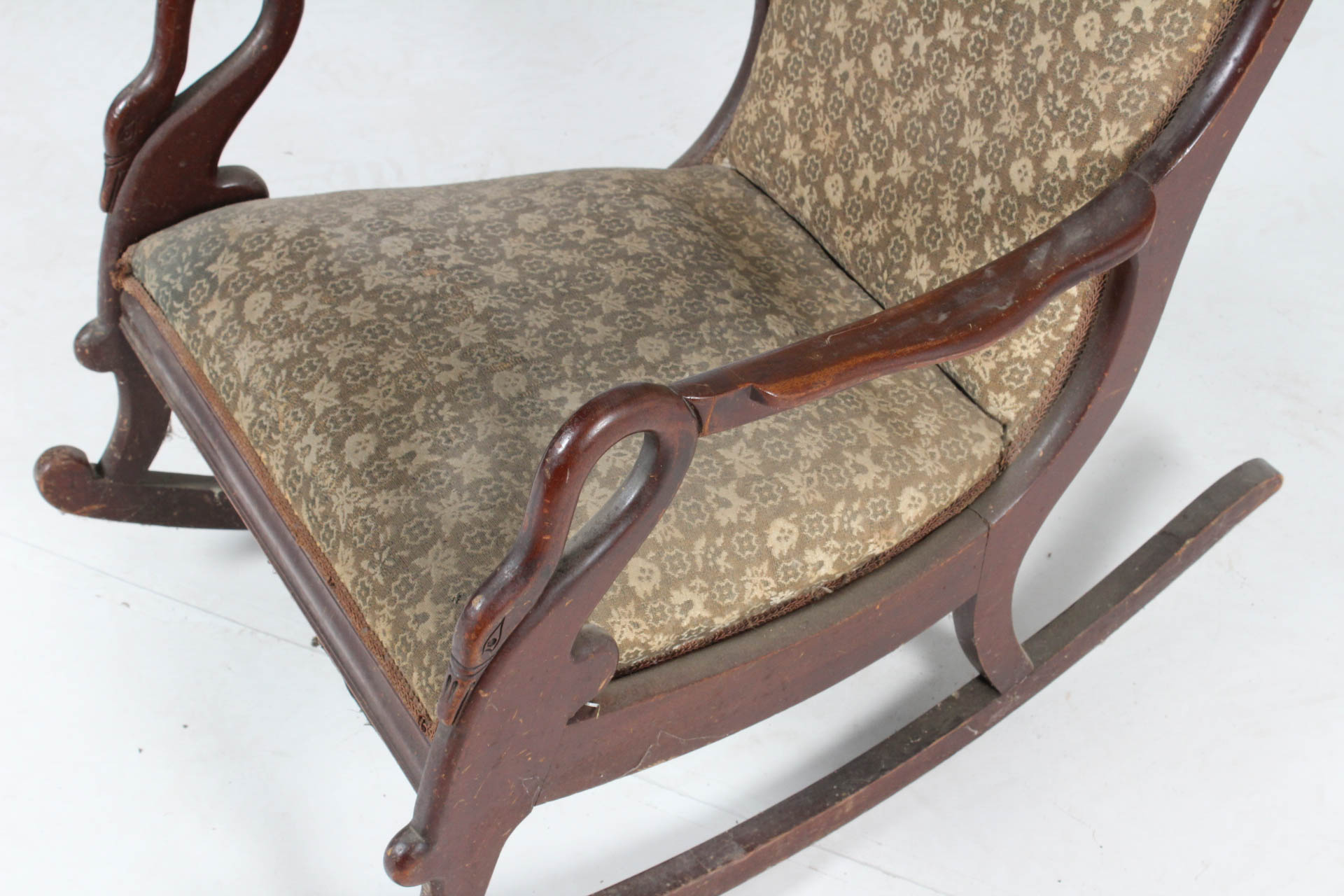Antique Swan's Neck Rocking Chair EBTH