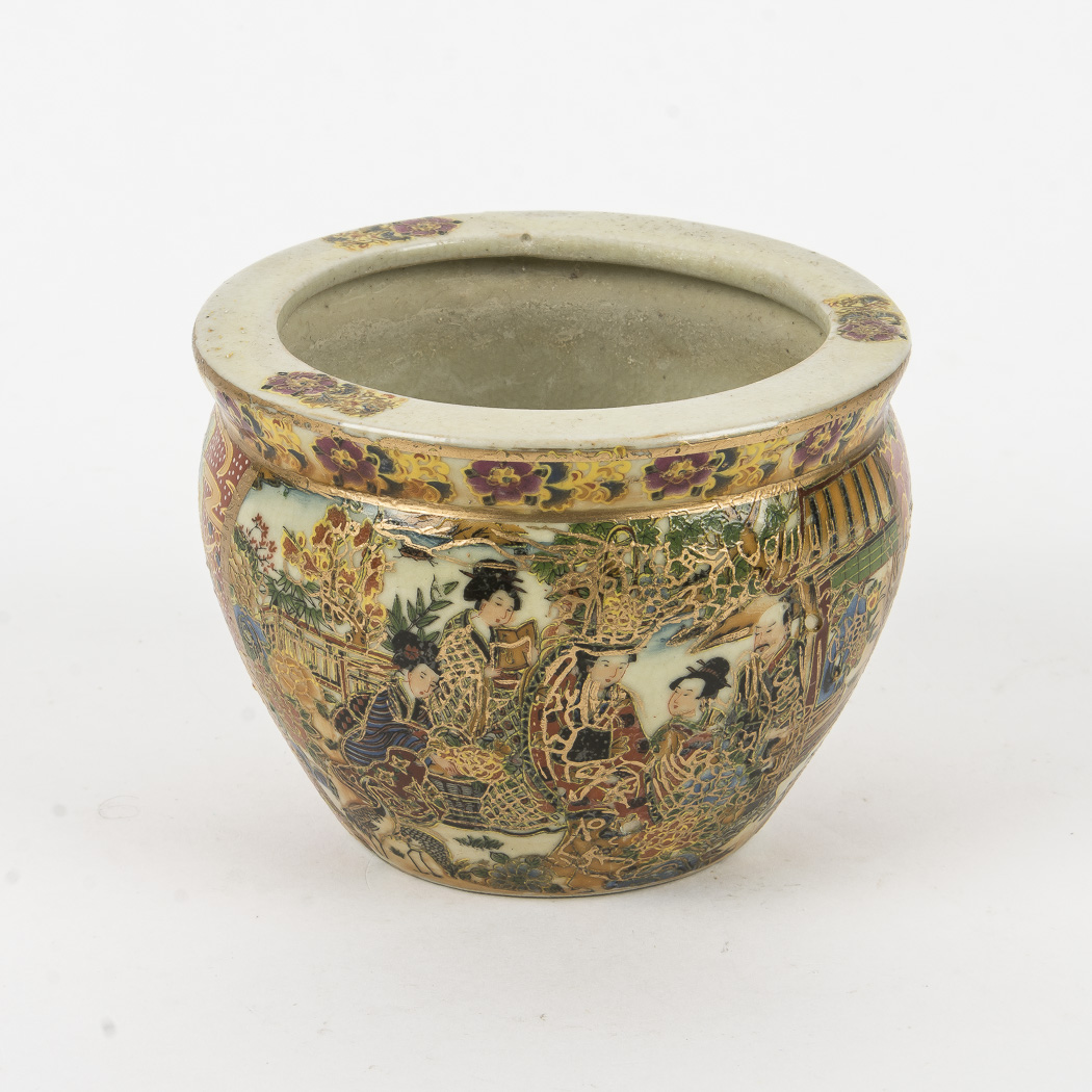Chinese Satsuma Style Planter EBTH