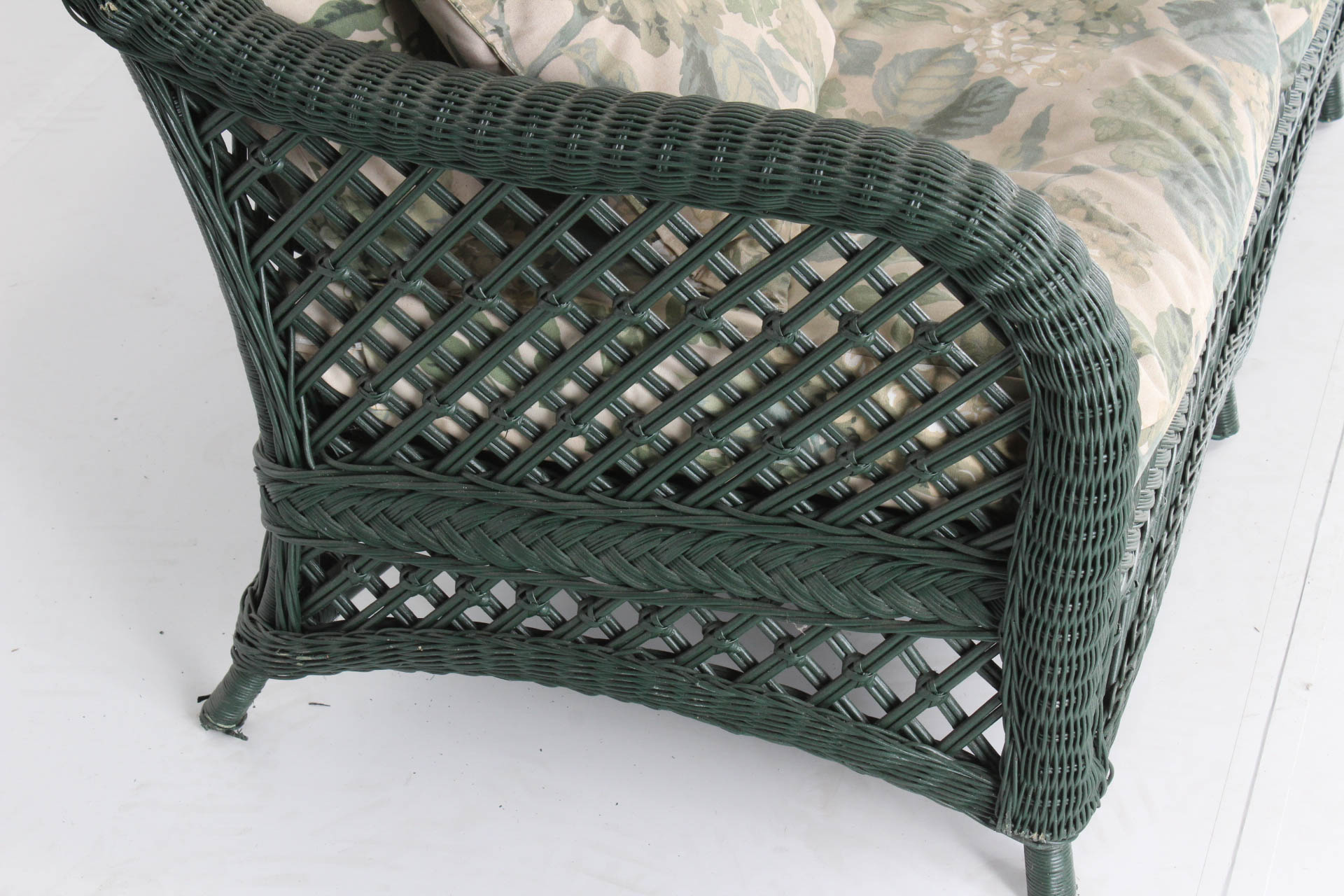 Henry Link Wicker Sofa EBTH