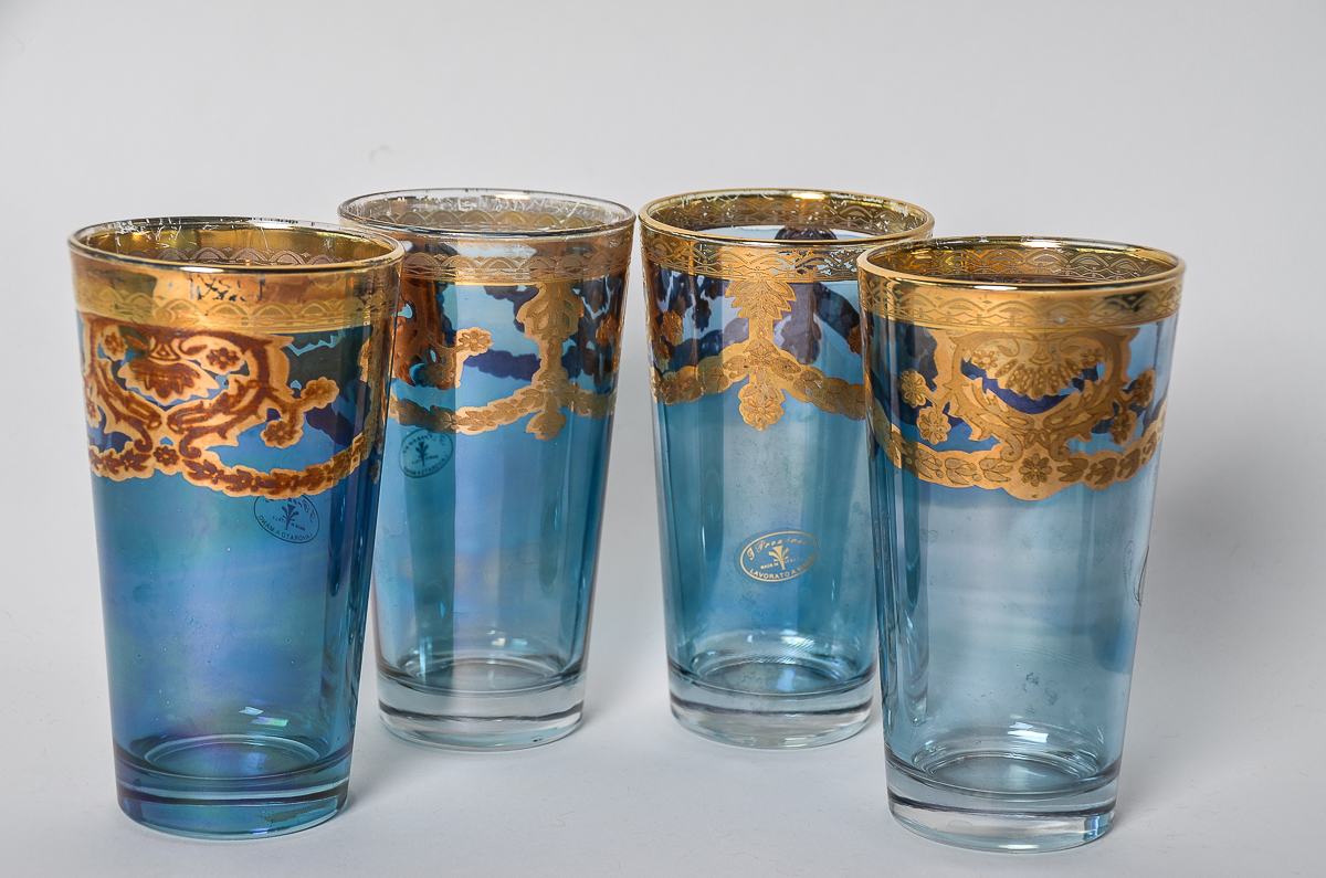 Set of Vintage J. Preziosi Lavorato A Mano Italian Glasses EBTH