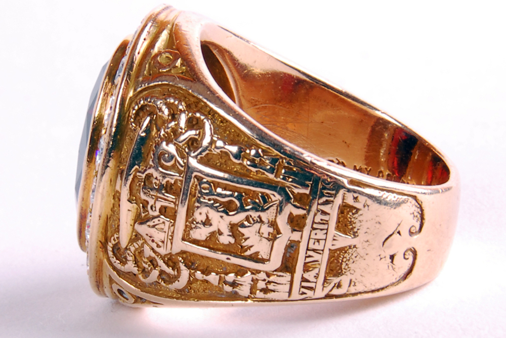 14K Gold 8.70 CT and Diamond Catholic Ring EBTH