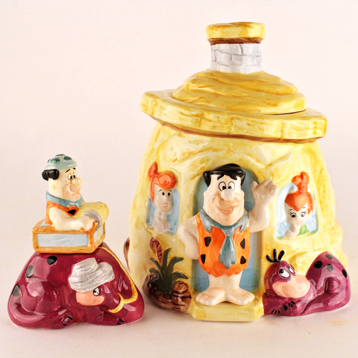 Flintstones Cookie Jar and Salt and Pepper Shakers EBTH