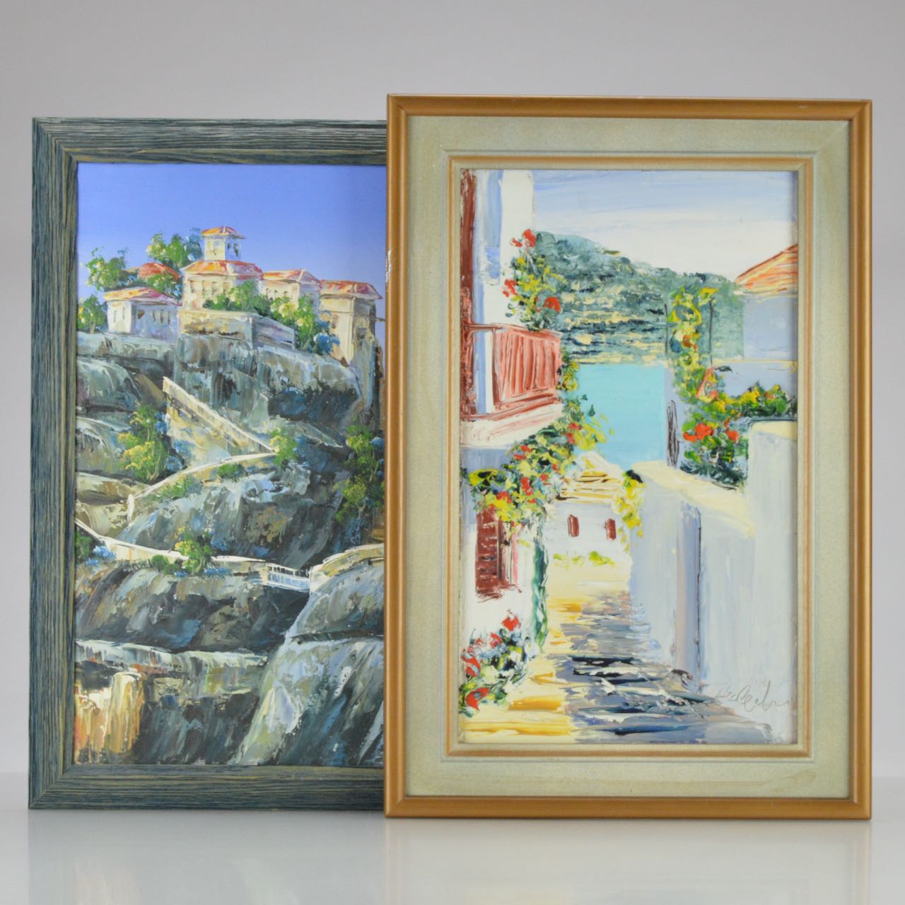 Two Original Acrylic Landscape Paintings | EBTH