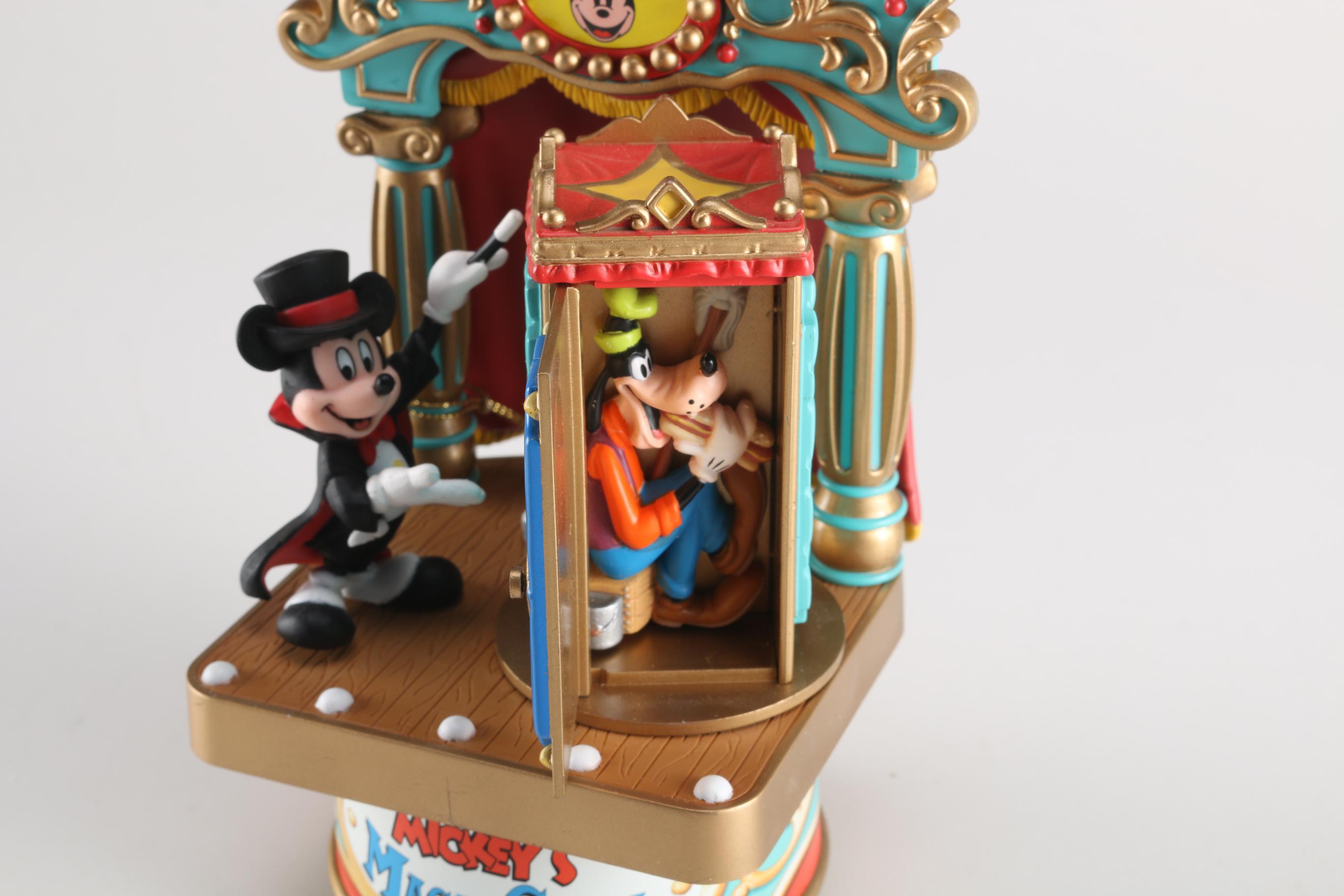 Disney Enesco "Mickey's Magic Show" Action Musical Figurine EBTH