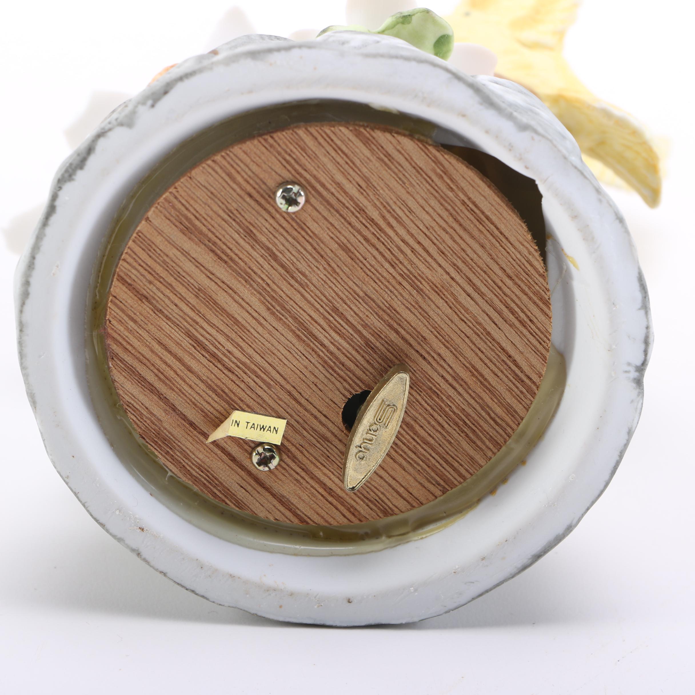 Ceramic Music Boxes Including Silvestri EBTH