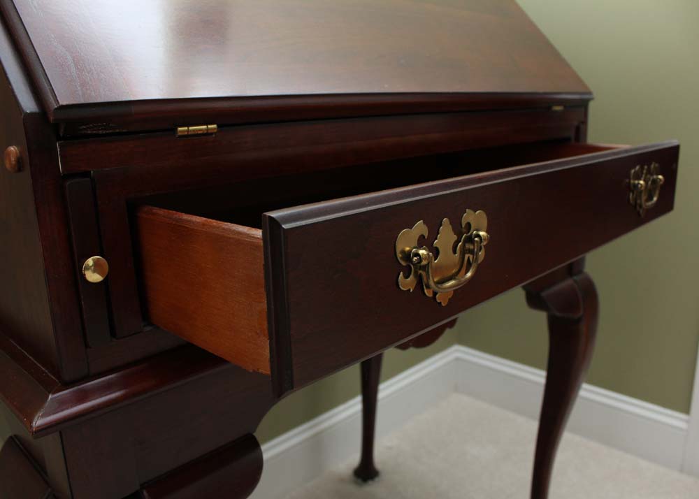 Queen Anne Style Secretary Desk EBTH