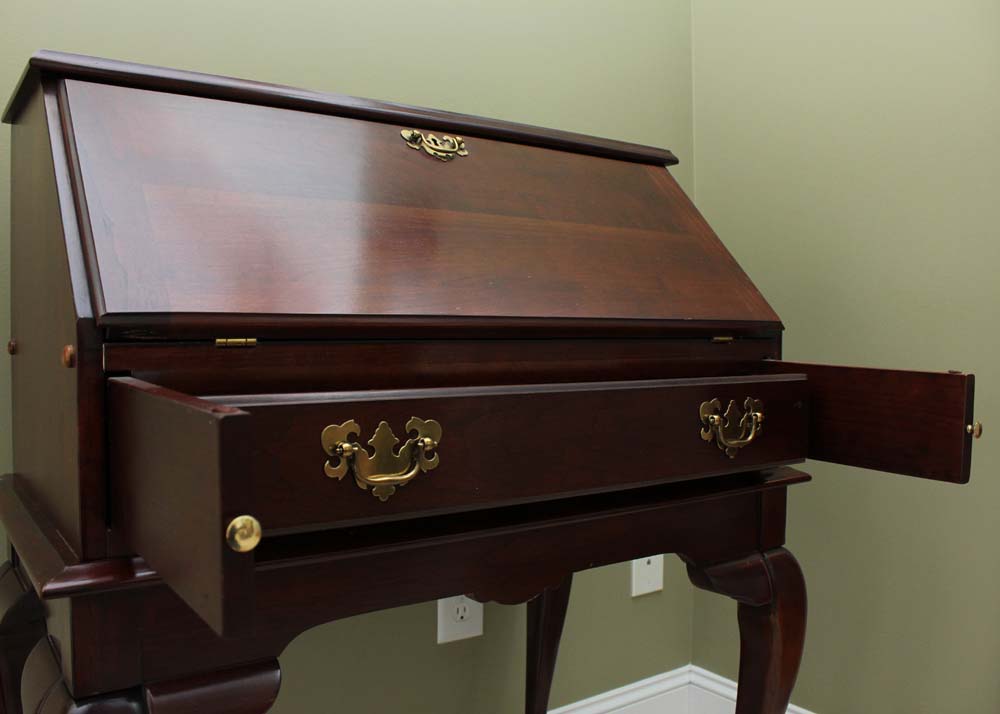 Queen Anne Style Secretary Desk EBTH