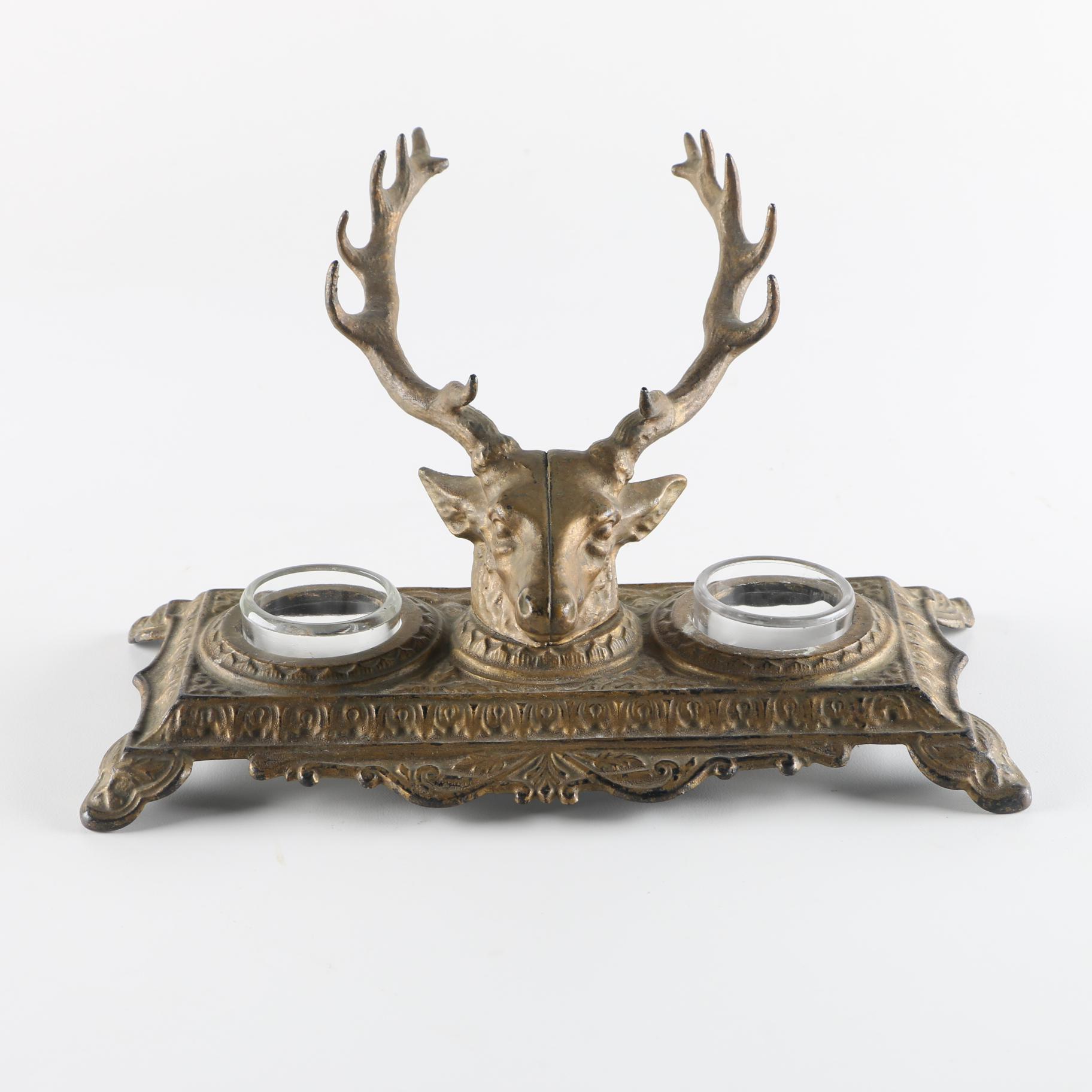 Deer Head Candle Holder EBTH