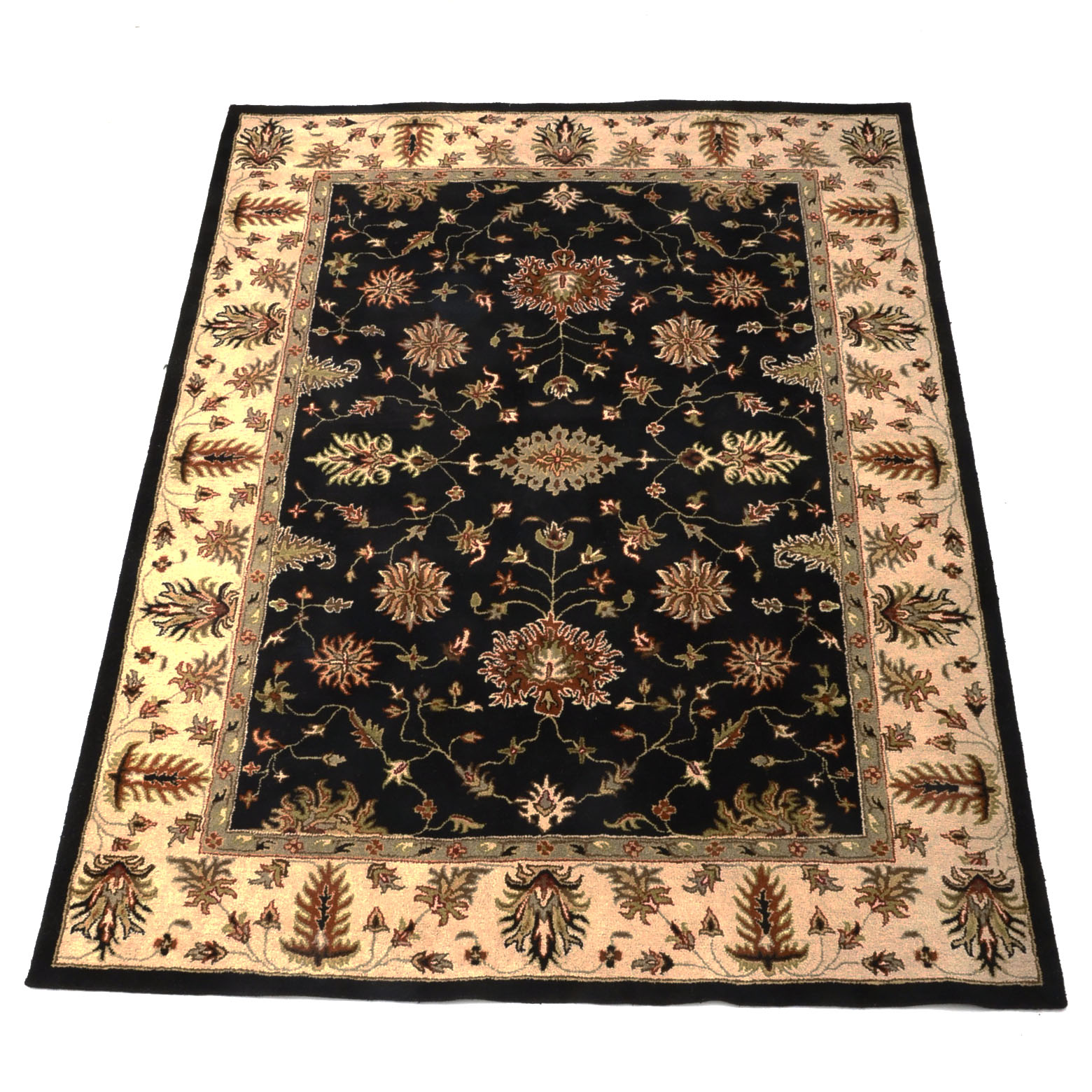 Hand Tufted Broyhill Wool Area Rug EBTH   CAT 2764 