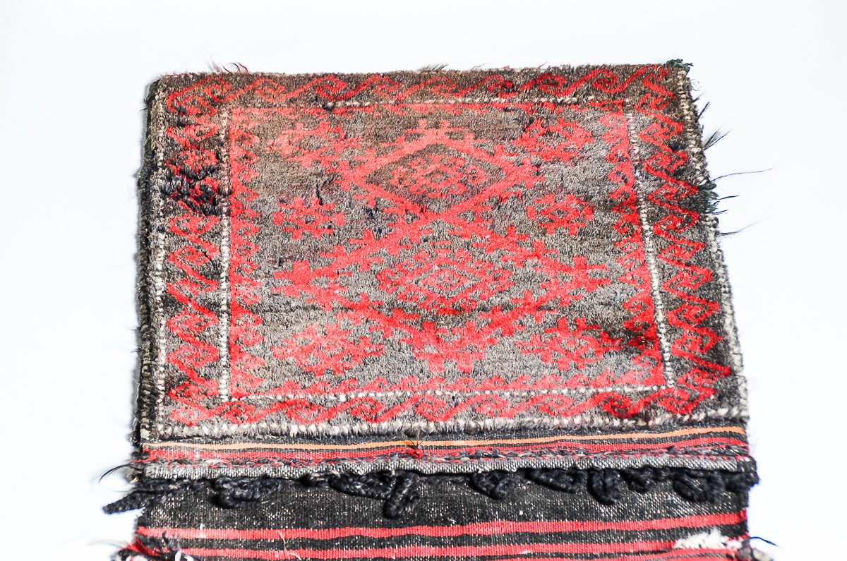 Vintage Handwoven Afghan Camel Saddle Blanket EBTH