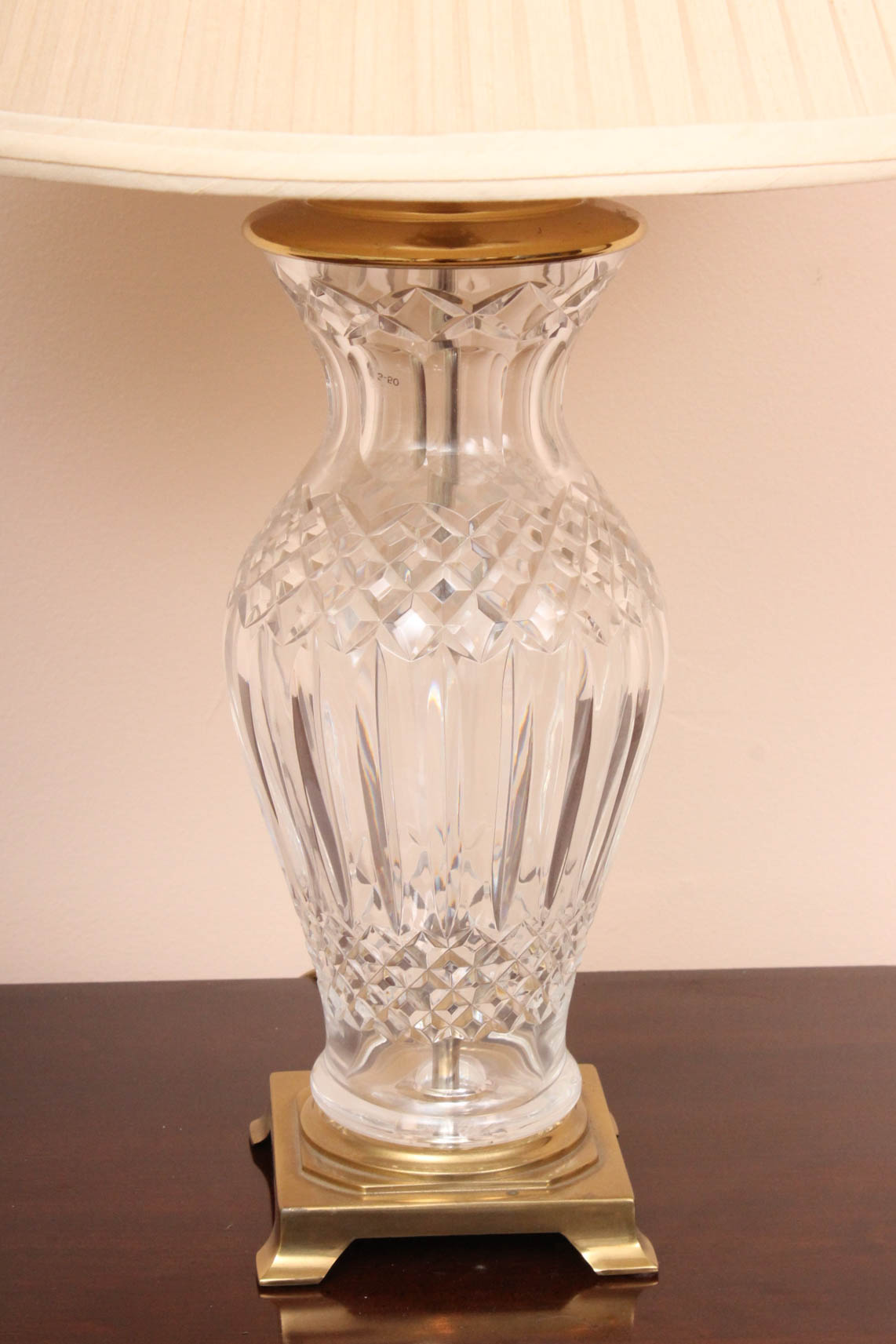 Waterford Crystal "Kelsey" Table Lamp EBTH
