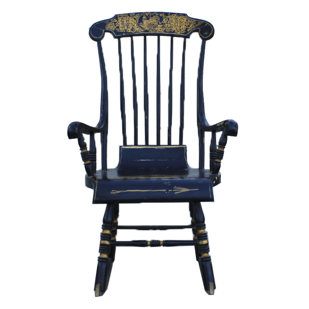 Oversized Antique Hitchcock Style Rocker EBTH