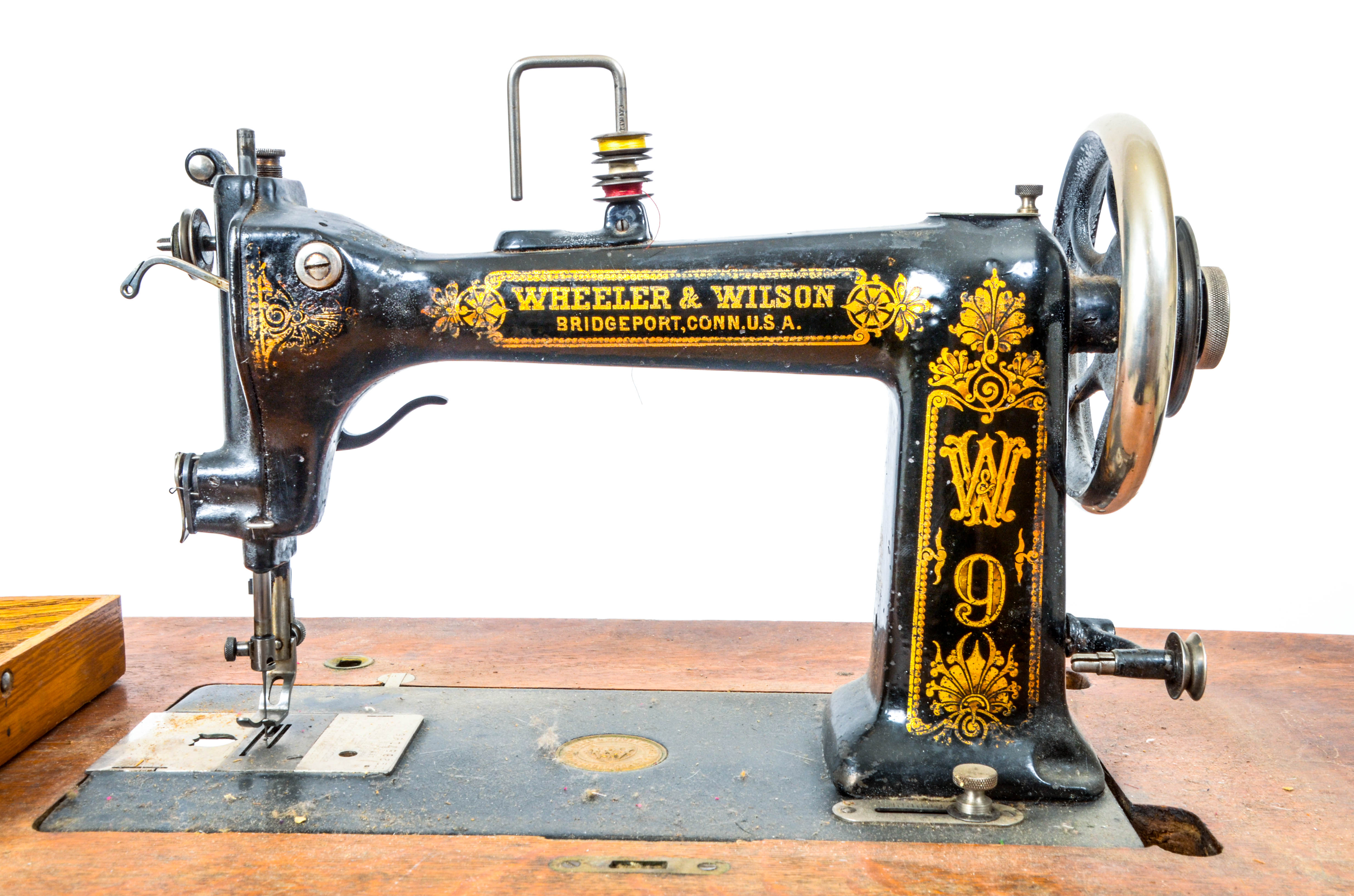 Antique Wheeler & Wilson "W9" Sewing Machine with EBTH