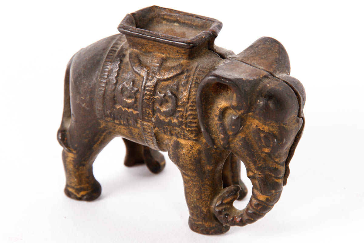 Collection of Metal Elephant Coin Banks EBTH