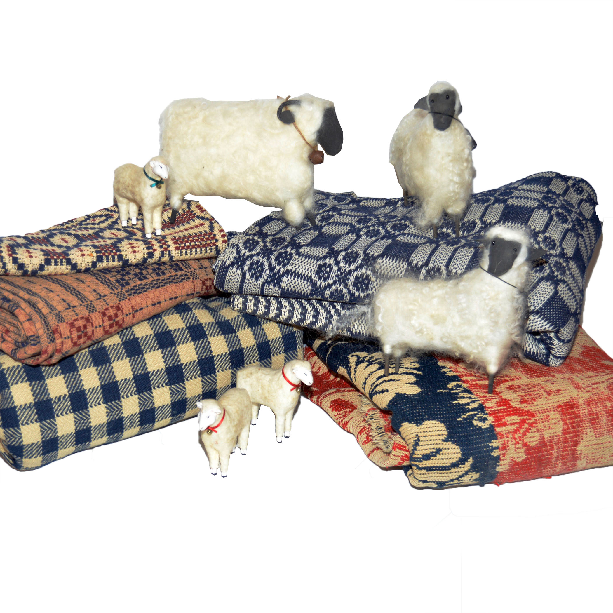 Handwoven Primitive Blankets By Family Heirloom Weavers And Sheep