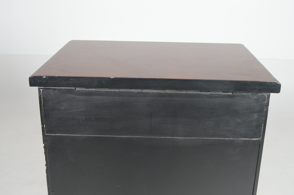 Pier 1 Imports Japanese Inspired Lacquered Jewelry Armoire EBTH