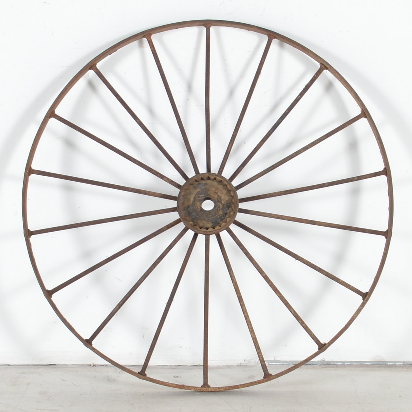 Antique Cast Iron Wheel EBTH