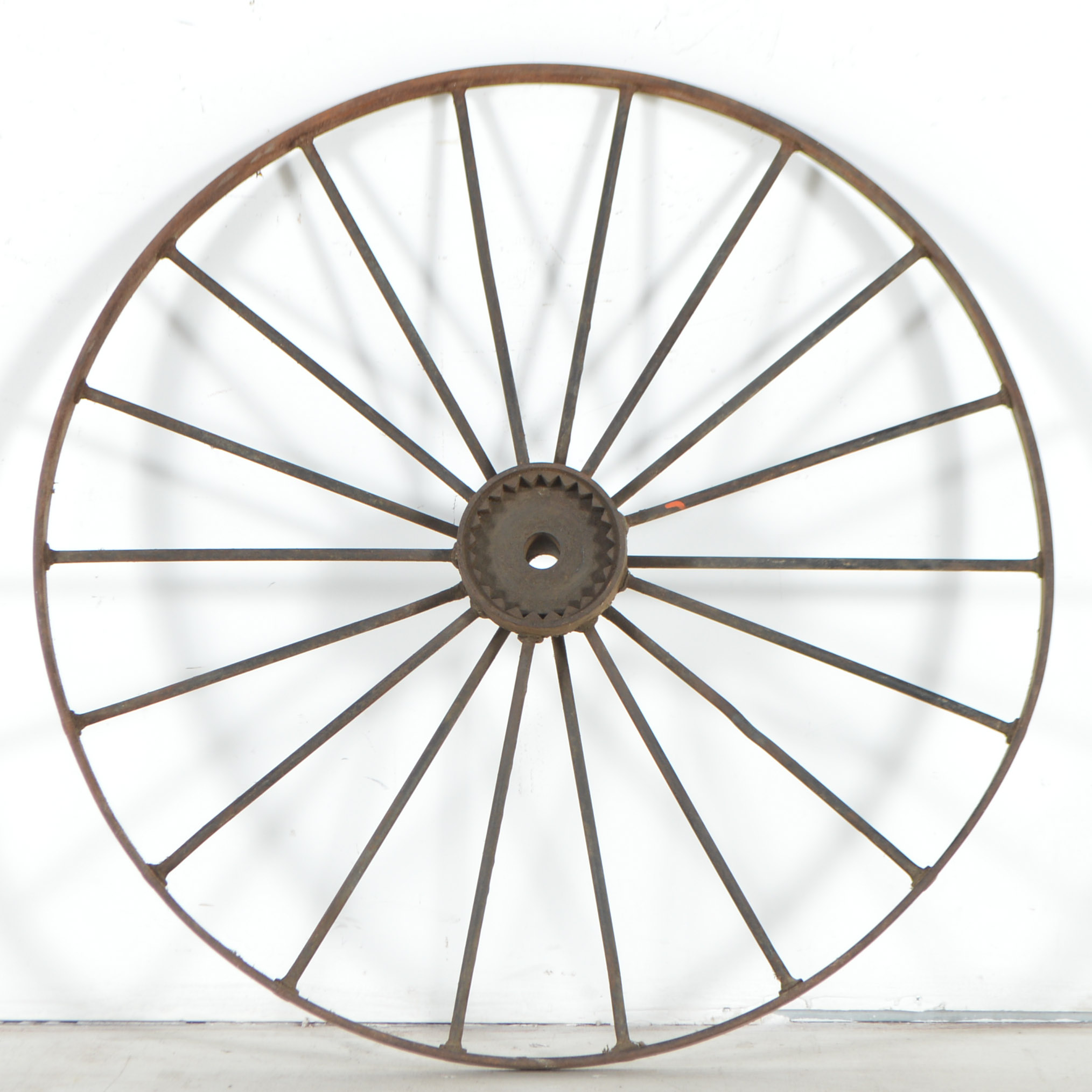 Antique Cast Iron Wheel EBTH