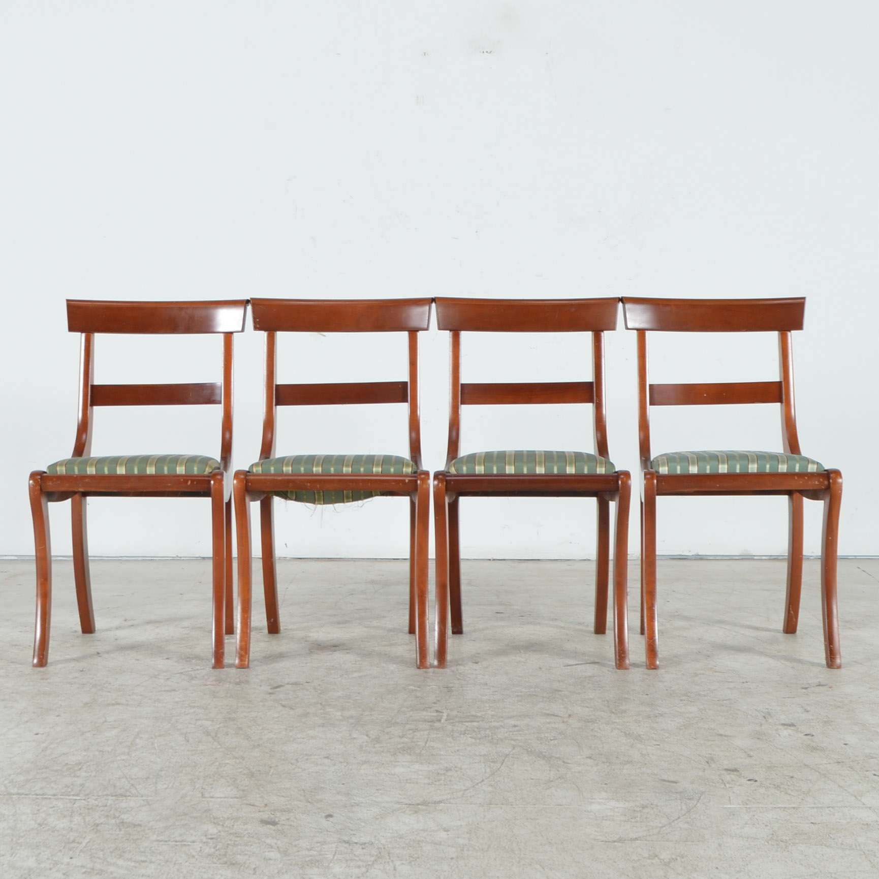 Set of Four Cherry Dining Chairs EBTH