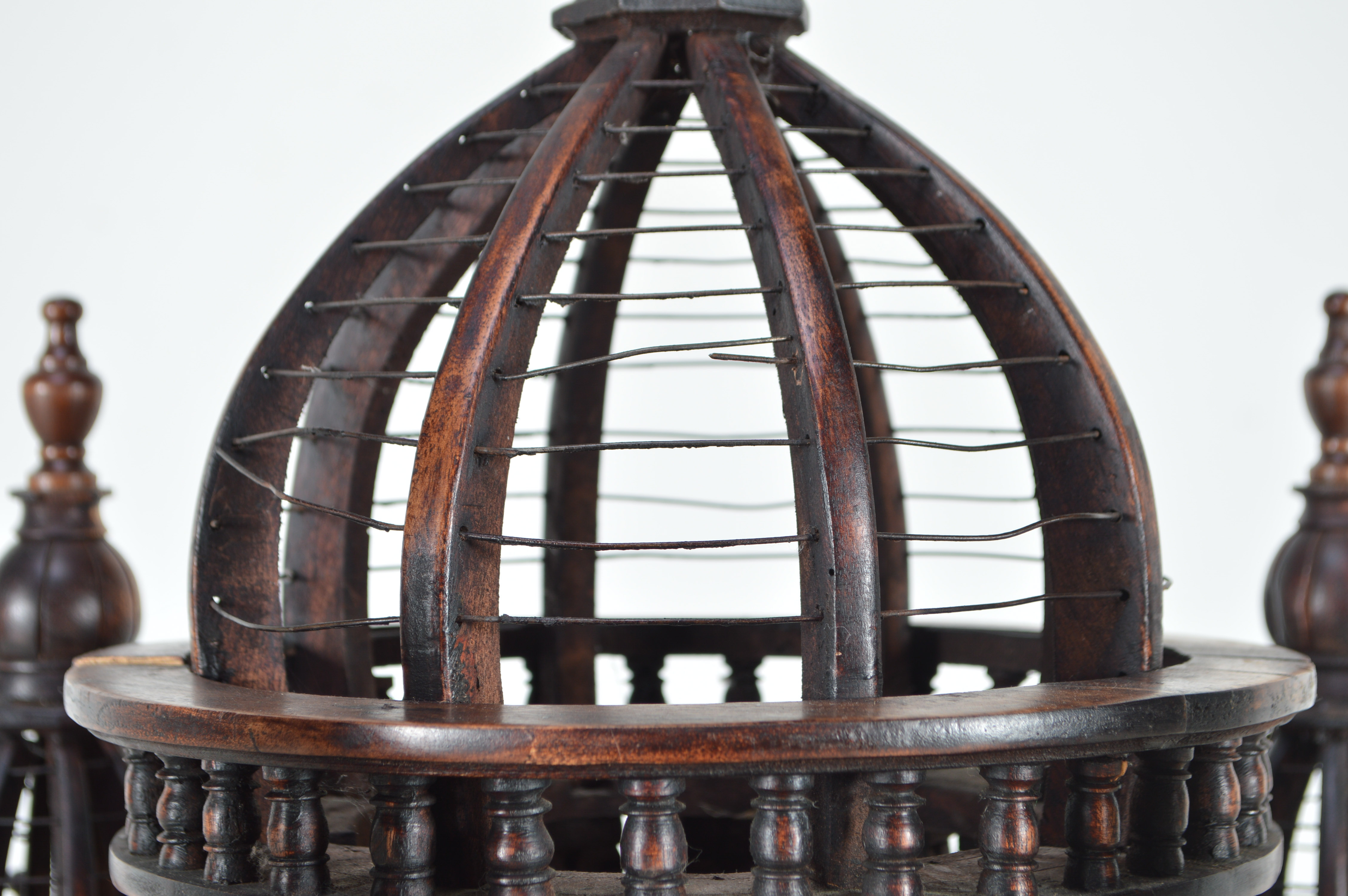 Wooden Birdcage Table EBTH