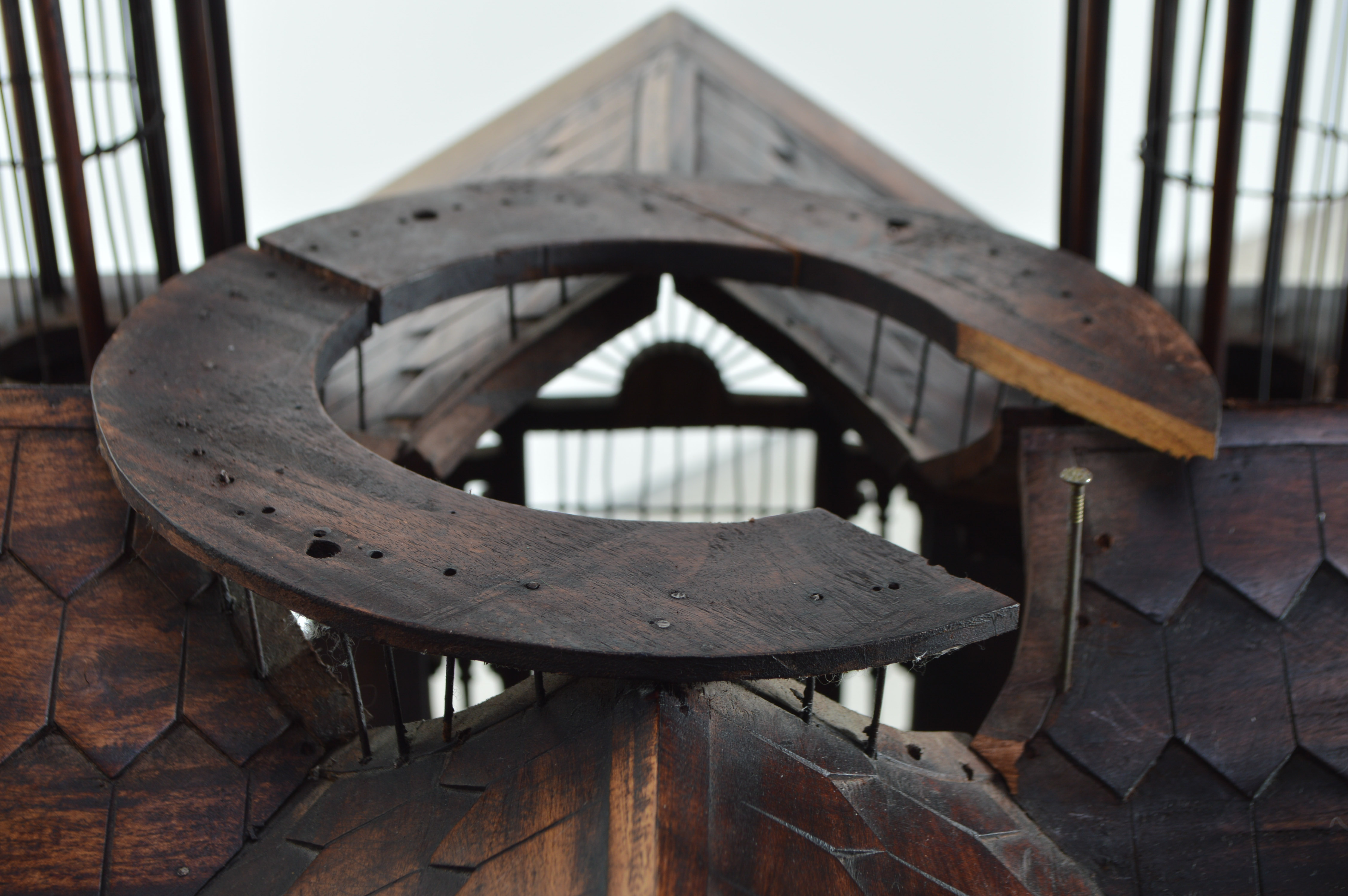 Wooden Birdcage Table EBTH