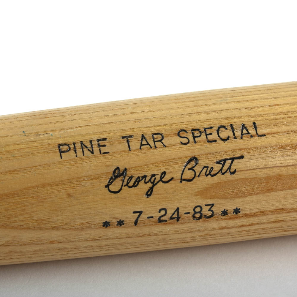 Vintage Brett Pine Tar Special Louisville Slugger Bat EBTH