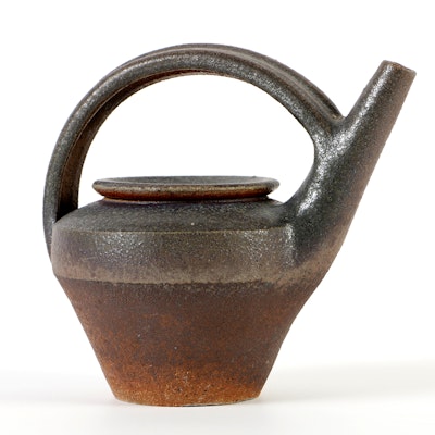 Karen Karnes Lidded Stoneware Teapot