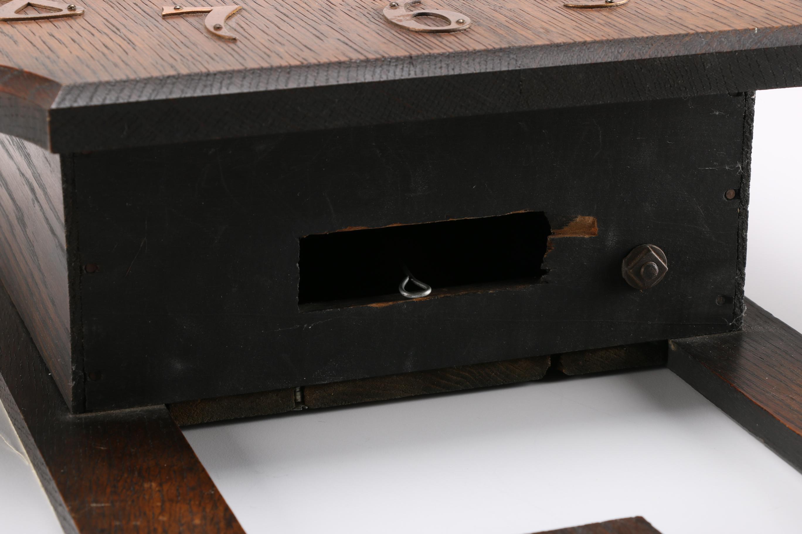 The National Clock and Manufacturing Company Wooden Wall Clock EBTH