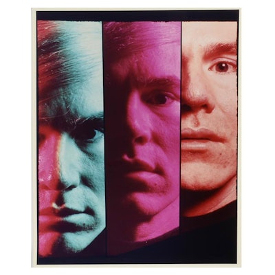 Philippe Halsman Original Chromogenic Photograph of Andy Warhol Philippe Halsman Original Chromogenic Photograph of Andy Warhol