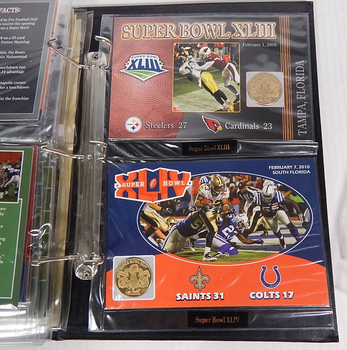 Danbury Mint NFL Super Bowl Flip Coin Collection EBTH
