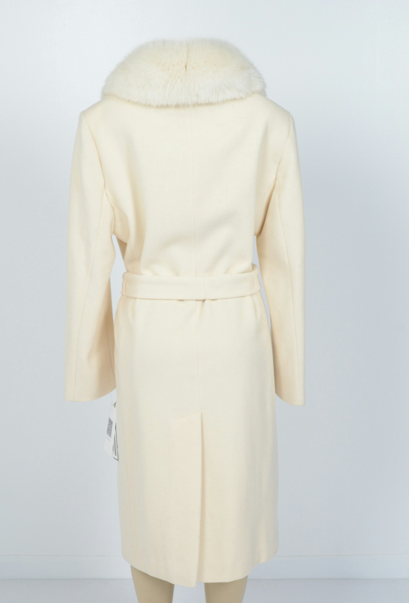Saga Fox Fur and Lambswool Dress Length Coat | EBTH