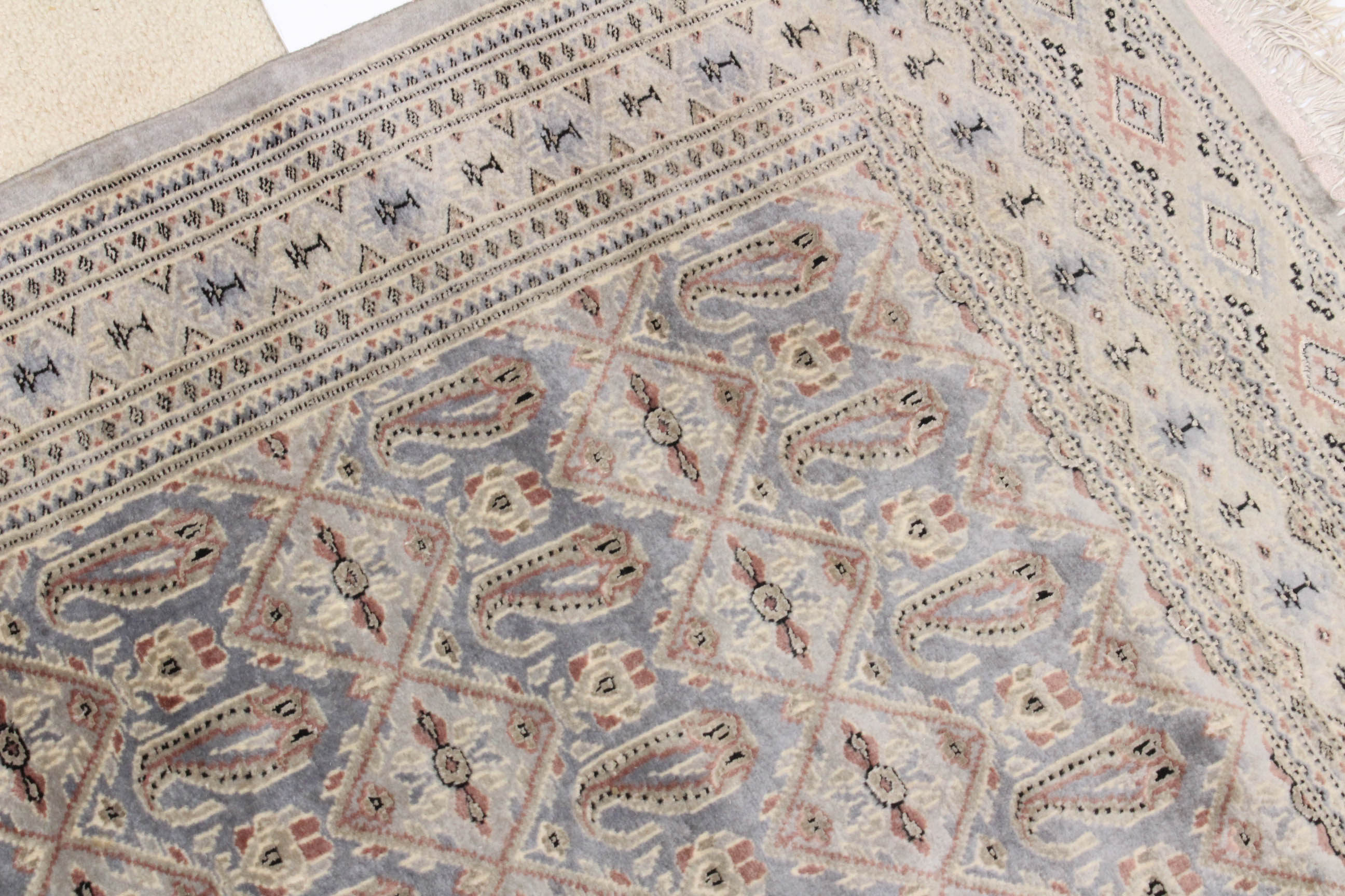 Hand Knotted Persian Silk Area Rug EBTH