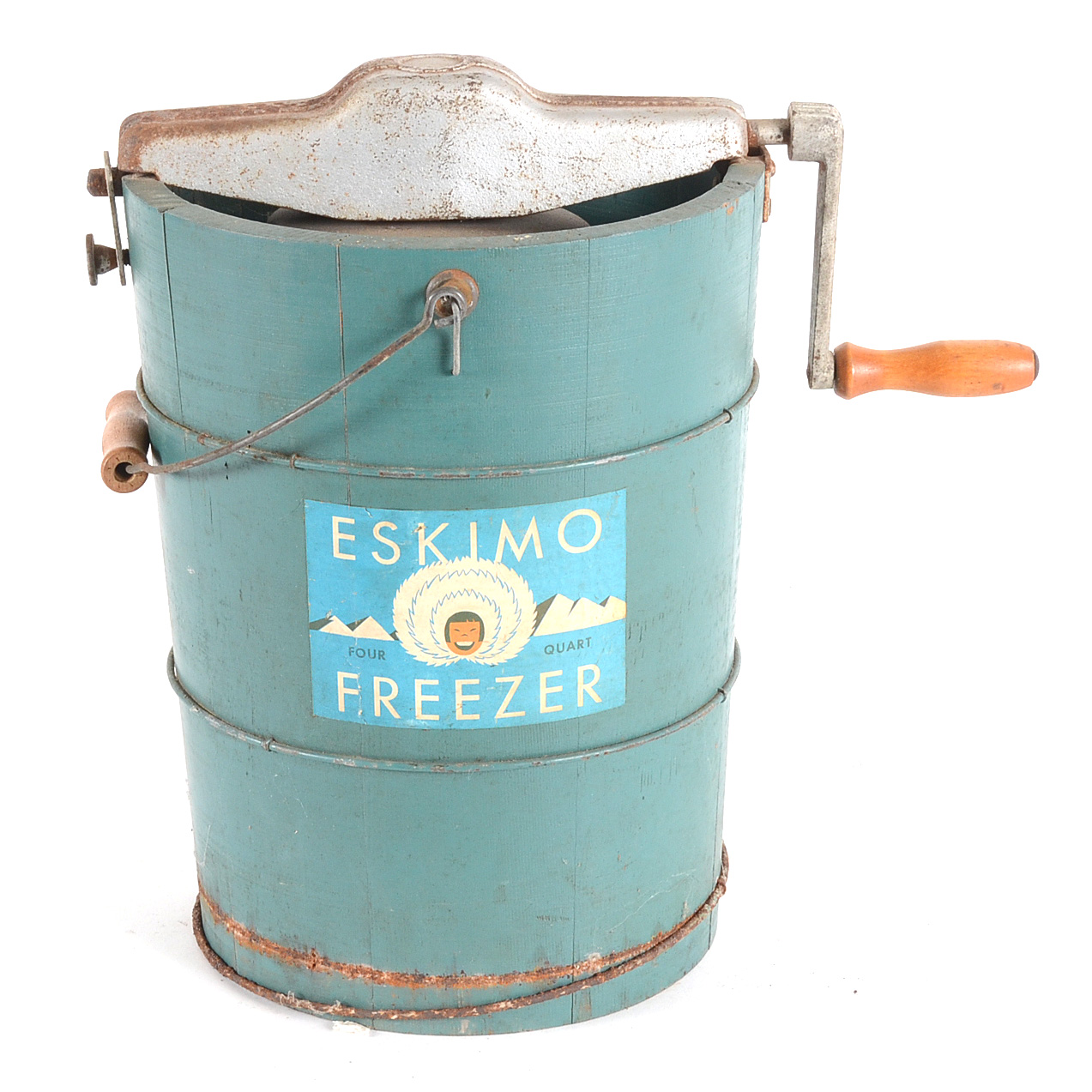 Vintage "Eskimo Freezer" Ice Cream Maker EBTH
