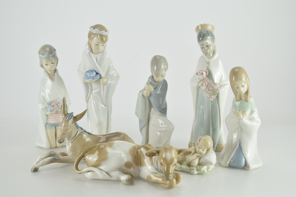 Lladró Children's Nativity Set EBTH