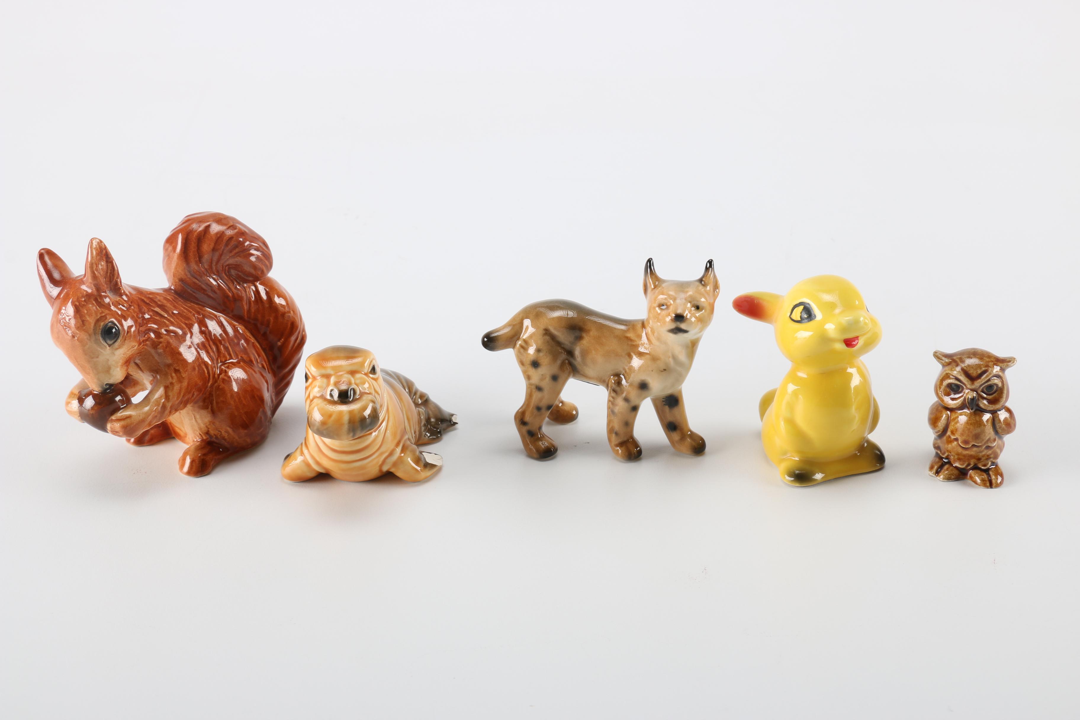 Collection of Goebel Ceramic Animal Figurines EBTH