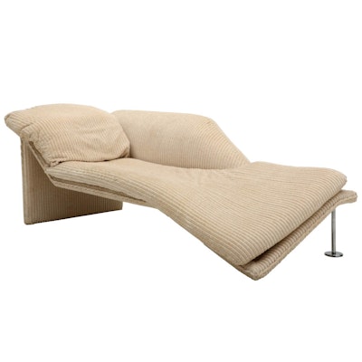 Milo Baughman Style Designer Chaise Lounge Milo Baughman Style Designer Chaise Lounge