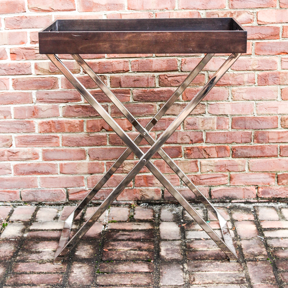 West Elm Tall Butler Tray Stand | EBTH