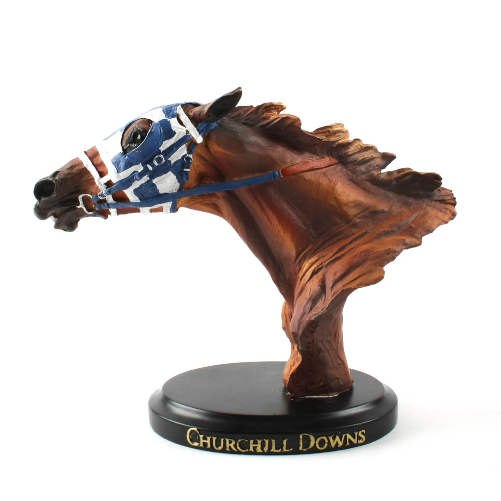 Secretariat Bust Sculpture 1973 Triple Crown Winner EBTH