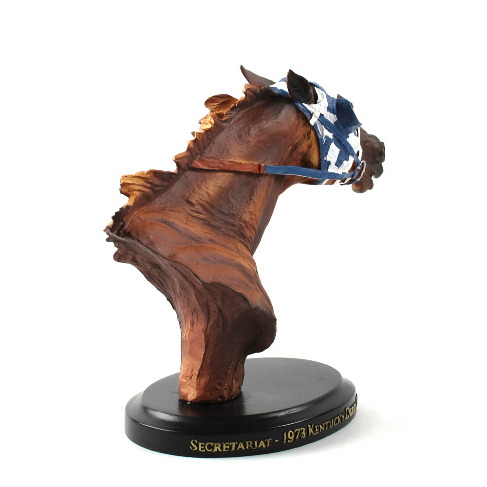 Secretariat Bust Sculpture 1973 Triple Crown Winner EBTH