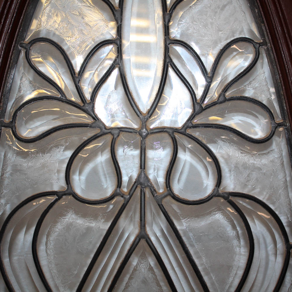 Front Door with Oval Leaded Glass Insert EBTH