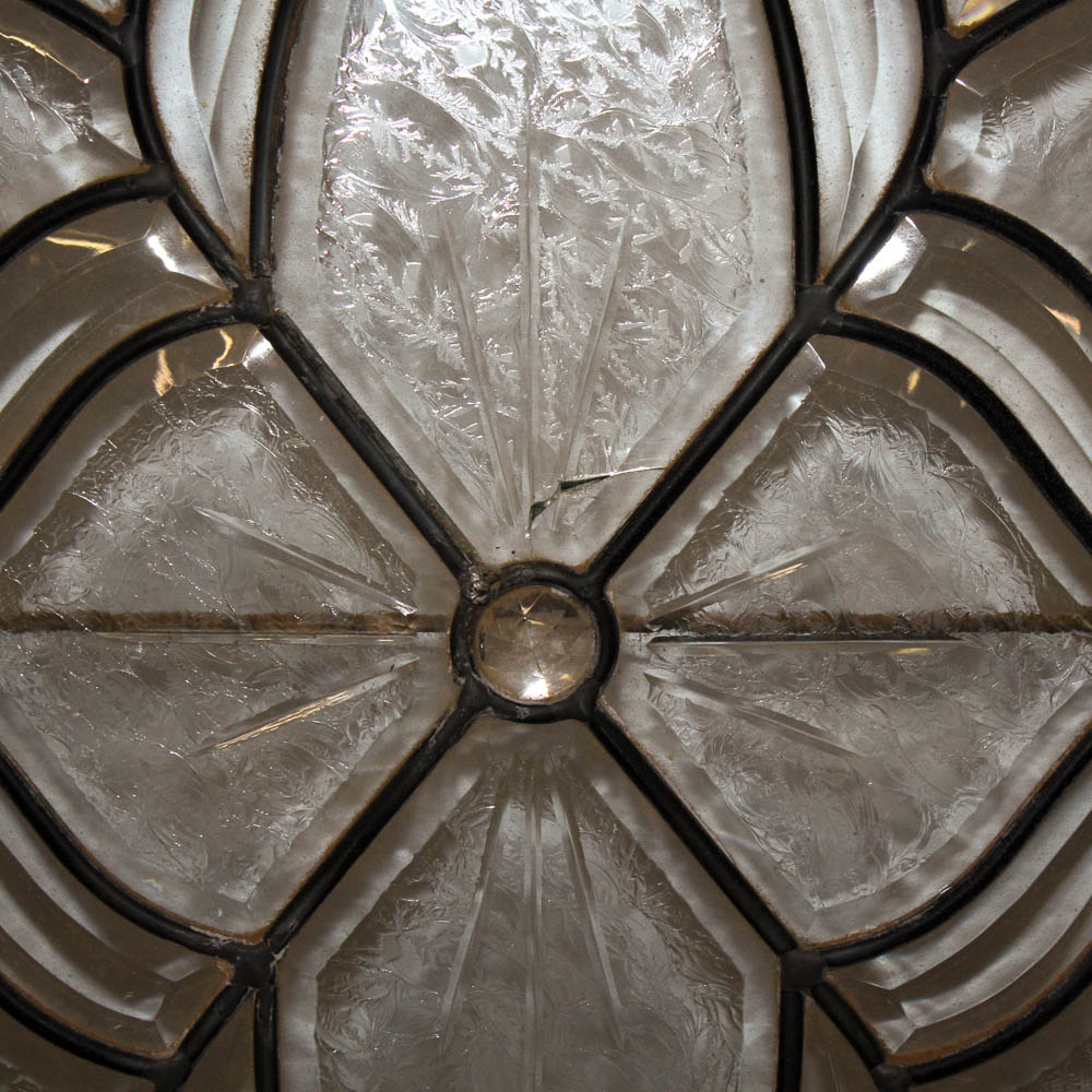 Front Door with Oval Leaded Glass Insert EBTH