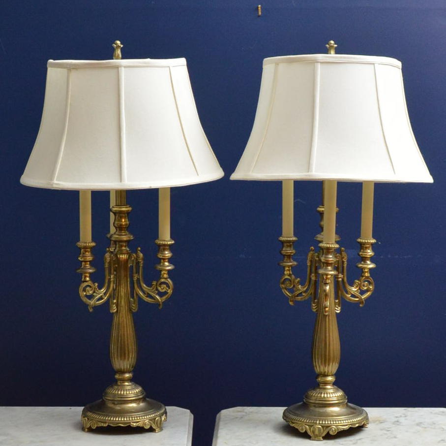 berman brass table lamps