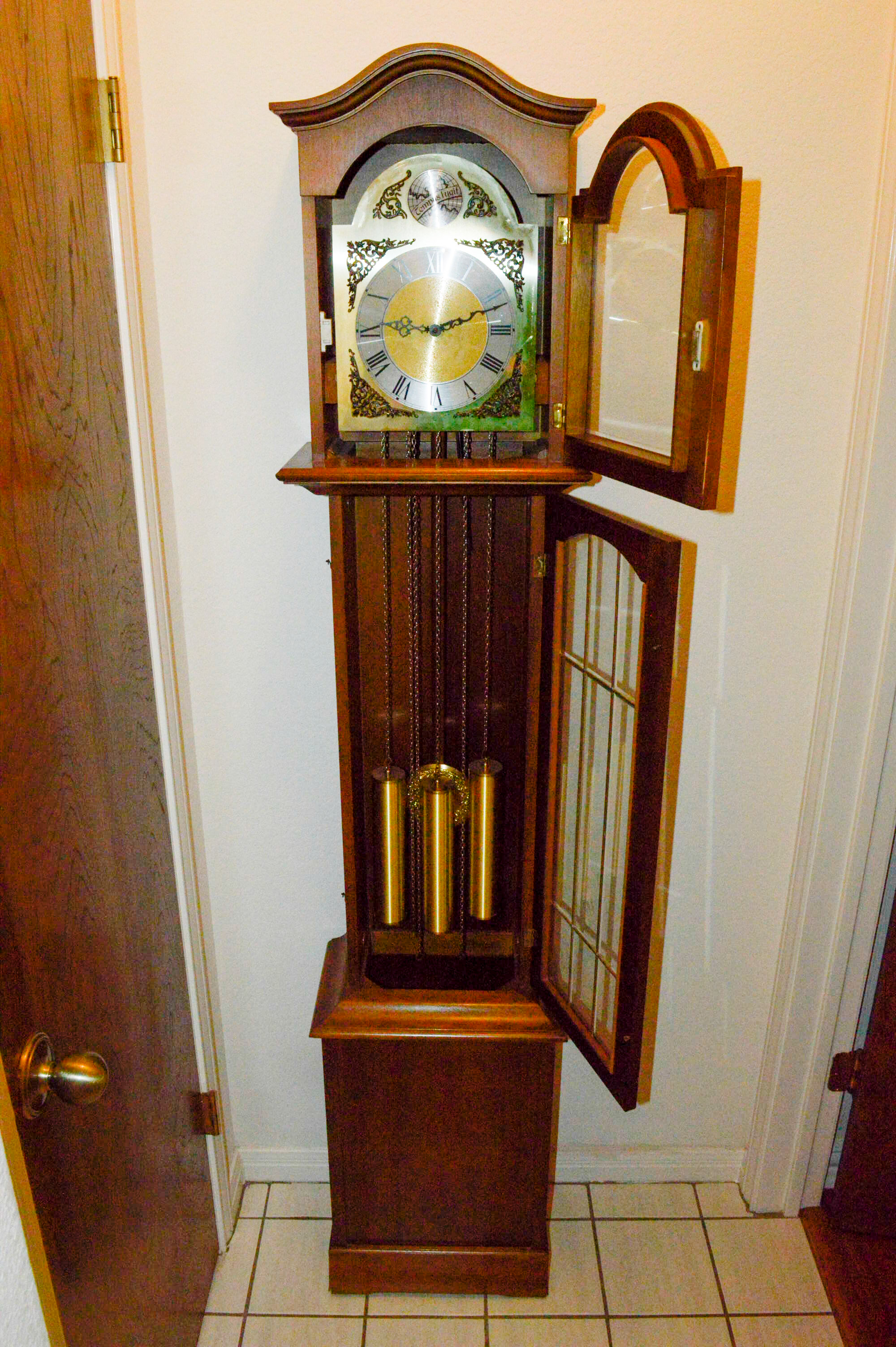 Tempus Fugit Western Germany Grandfather Clock EBTH