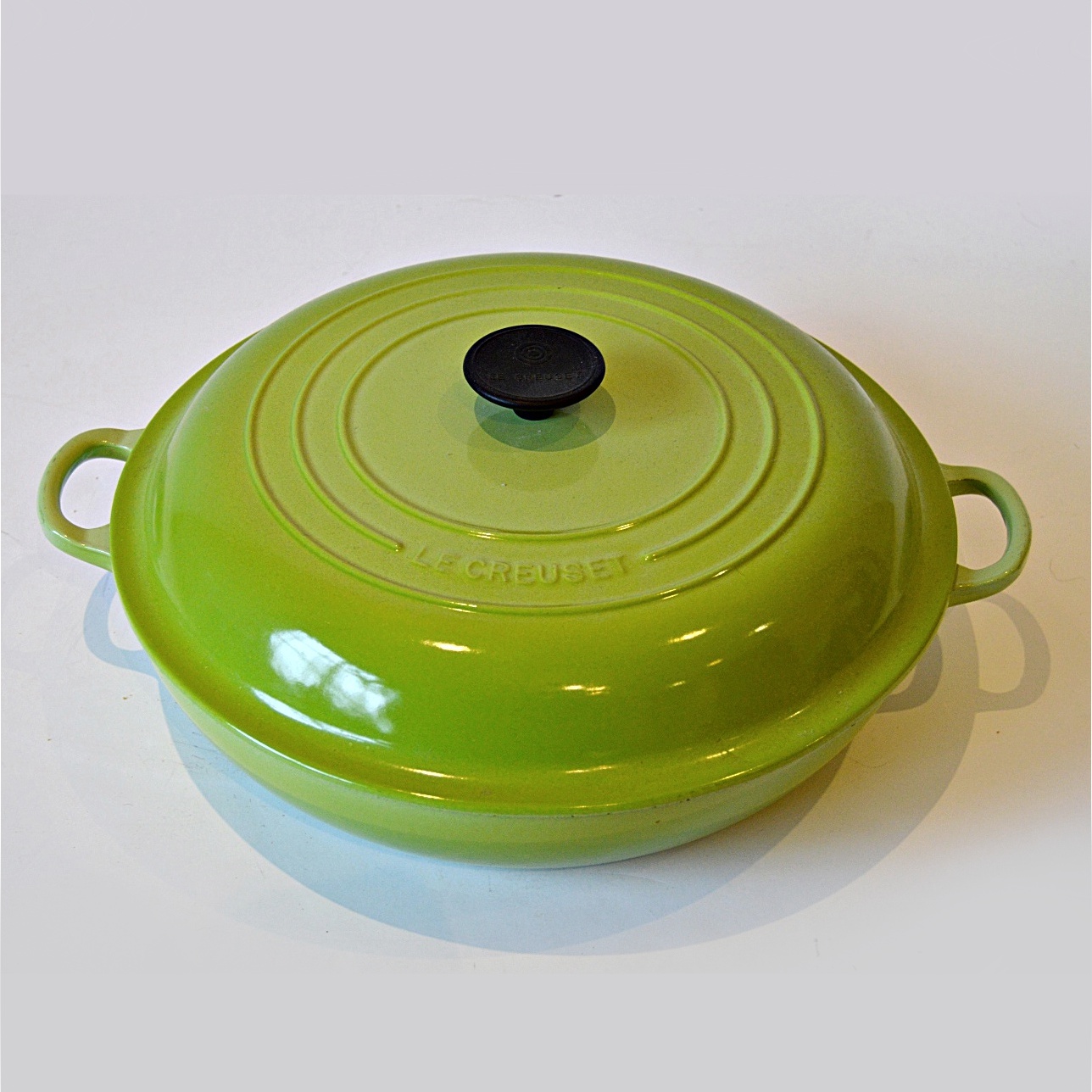 Le Creuset Enameled Cast Iron Dutch Oven in Lime Green EBTH