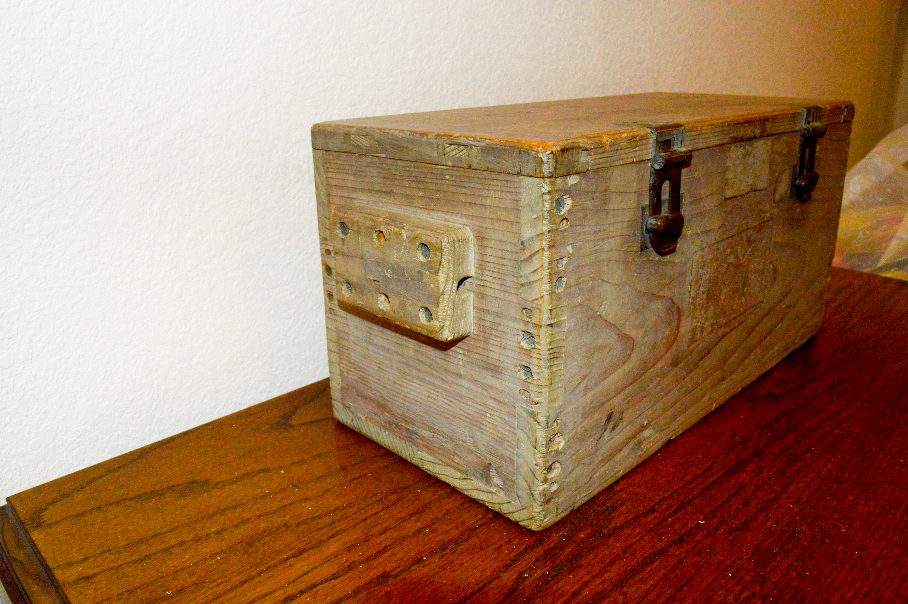 World War II Wood Ammunition Box EBTH